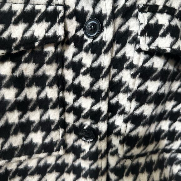 H&M Crop Herringbone Shacket Small-New no tags - Picture 4 of 5